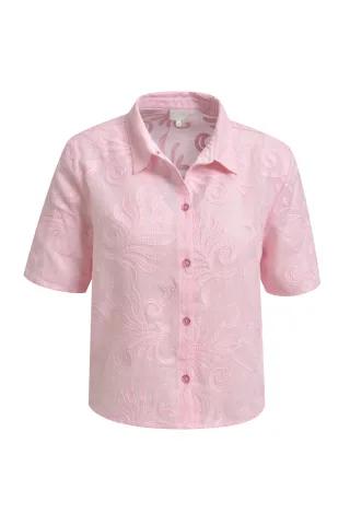Milano Italy - shirtblouse w 1/2 sleeve rosã© - Gr. - 34