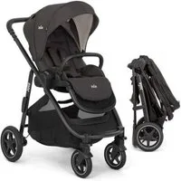 Joie Kinder-Buggy Versatrax - Shale, Sportwagen bis 22 kg mit Liegefunktion & Regenschutz höhenverstellbar