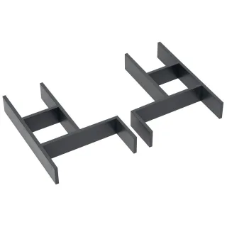 Neutrale Artikel Kosmetikeinsatz Set 1, lavagrau, 050-TSS-293-2 050-TSS-293-2