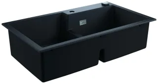 GROHE Kompositspüle K500 31649 2 Becken 860x500mm re/li granit schwarz, 31649AP0 31649AP0