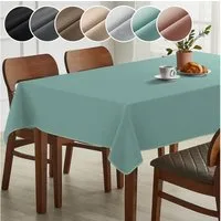 ANRO Tischdecke Hochwertig Tischwäsche mit Beschichtung (Einzelstück 1-tlg), Premium TEFLON und 2-Fache Acryl Beschichtung