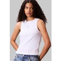 Calvin Klein Jeans Tanktop A - WVN LBL 2X2 CTTN Mit Rundhalsausschnitt