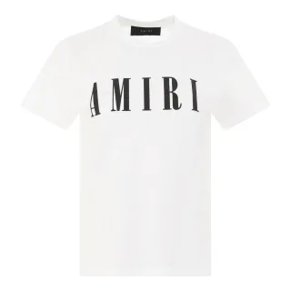 Amiri Core Logo Weißes T-Shirt