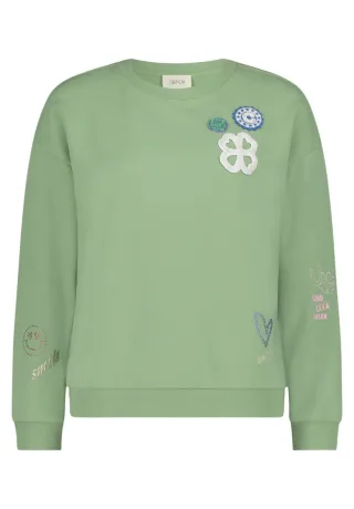 CARTOON - Sweatshirt grün - Gr. - 36