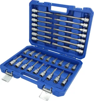 Brilliant Tools 1/2" Steckschlüssel-Satz, 32-tlg, RIBE Profil - BT022032