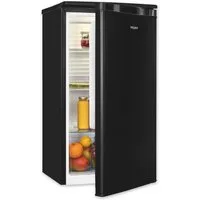 exquisit Vollraumkühlschrank KS85-V-O91E schwarz, 84,3 cm hoch, 45 cm breit, Perfekte Kühlung für Obst, Gemüse & Getränke – kompakt und vielseitig