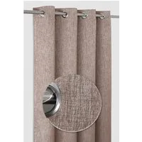 Beautex Vorhang, Gardine mit Ösen 140x245 cm, Ösenschal blickdicht (1 St), Ösen, blickdicht, Ösen, blickdicht, pflegeleicht