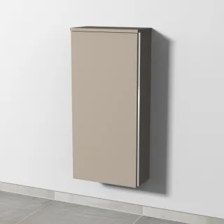 Sanipa 3way Mittelschrank mit 1 Tür, Sandgrau-Matt, BS17067 BS17067