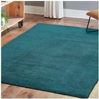Andiamo Teppich San Paolo, rechteckig, Höhe: 27 mm, Uni Farben, weiche Qualität, ideal im Wohnzimmer & Schlafzimmer