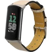 kwmobile Smartwatch-Armband kwmobile Echtleder Uhrenarmband für Fitbit Charge 6 / Charge 5 Armband, Leder Armband für Fitbit Charge 6 / Charge 5