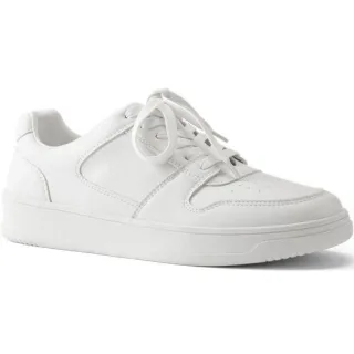 Sneaker zum Schnüren, Herren,  Weiß, by Lands' End