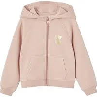 vertbaudet Sweatjacke Mädchen Kapuzensweatjacke für Sport und Freizeit Recycling-Polyester