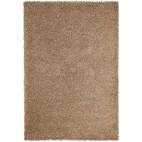 Vimoda Hochflor-Teppich Shaggy Beige, Rechteckig, Höhe: 30 mm, Läufer Langflor Wohnzimmer Einfarbig Modern