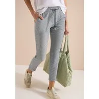 CECIL Schlupfhose Style Tracey Seersucker Hose