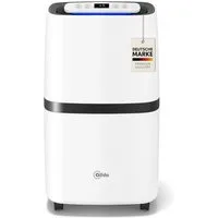 alfda Luftentfeuchter AEF2000, für 100 m³ Räume, Entfeuchtung 20,00 l/Tag, Tank 5,50 l, 4 Betriebsmodi, Abschaltautomatik, Kleidertrocknung