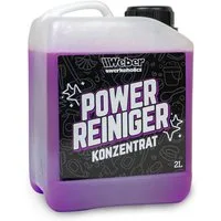 Weber GmbH Weber Power Reiniger Konzentrat 2 L Auto-Reinigungsmittel (für hartnäckige Verschmutzungen, sparsam, Mischverhältnis bis 1:50)