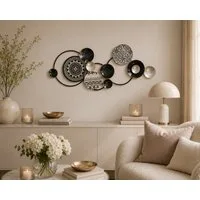 moebel-direkt-online Wanddekoobjekt Moderner Wandschmuck aus Metall, 90 cm breit