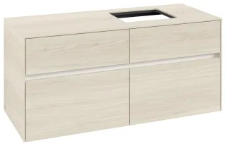 Villeroy & Boch Waschtischunterschrank Collaro C13000 1200x548x500mm 4 Ausz. Waschtisch re White Oak C13000AA