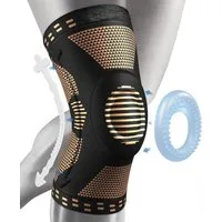 NEENCA Kniebandage Kniebandage Sport Gelenkschutz Stabilisierung Kompression (Einzeln verpackte Kniebandage für Sport & Alltag mit Kompressionswirkung, 1-teiliges Kniebandage-Set mit Federstabilisatoren für Gelenkschutz), Kniebandage mit Stabilisieru