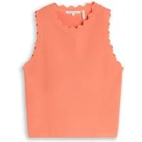 TOM TAILOR Denim Strickpullover knit top with wavy edges