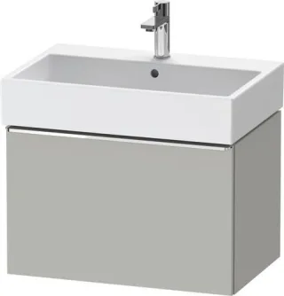 Duravit D-Neo Waschtischunterbau wandhängend Betongrau Matt 684x442x440 mm - DE4272010070000 DE4272010070000