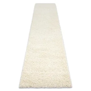 rugsX Teppich, Creme, Textil, Rechteckig, 60x200 cm, Teppiche & Böden, Teppiche, Hochflorteppiche & Shaggys