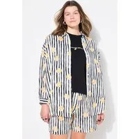 Studio Untold Hemdbluse Streifenbluse Musselin oversized