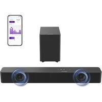 Ultimea Poseidon R3T TV Soundbar 2.1 (240 W, 5,25'' kabelloser Subwoofer, Bluetooth 6.0)