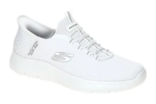 Skechers 232457 WHT SUMMITS - HIGH RANGE Herren Slipper Wei? Textil Air Coole...