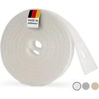 BAUHELD Rollladengurt 6m (14mm 20mm 23mm, [Made in Germany] Rolladengurt an Fenster & Türen geeignet), Gurtband für Rolladen Gurtwickler, Abdeckplatte, Abdeckung