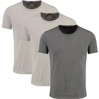 Key Largo T-Shirt Freeze vintage Look uni Basic MT00500 Rundhalsauschnitt unifarben kurzarm slim fit