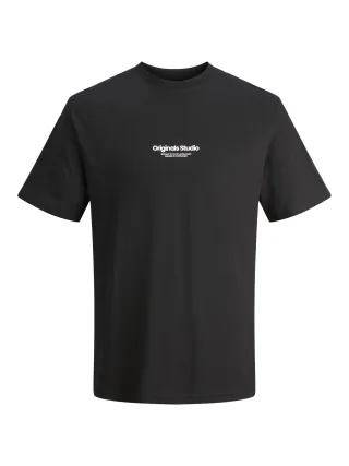 JACK&JONES - JORVESTERBRO TEE SS CREW NECK NOOS Black - Gr. - XL