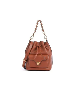 Coccinelle Eimer Tasche Cognac