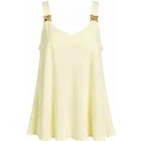 ITALY VIBES Trägertop - elegantes Ärmelloses Shirt - sommerliches Damen Top ONE SIZE, passend von Größe S bis XL