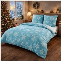 Buymax Bettwäsche, Biber, 2 teilig, 135x200 cm Flanell 100% Baumwolle Winterbettwäsche mit Reißverschluss