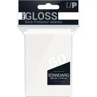 UltraPRO Sammelkarte 50 Standard Sleeves - Gloss - White