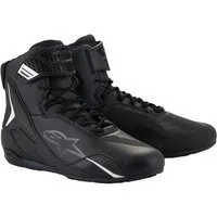 Alpinestars Alpinestars Faster-4 Motorradschuhe Schwarz Motorradstiefel (Packung, Antistatische und Öl- und Benzinfeste Sohle) motorradschuhe für herren