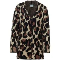 Rabe Strickjacke - Leomuster Strickjacke - Longstrickjacke - Damen Jacke