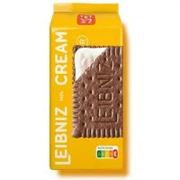 LEIBNIZ Kekse, Leibniz Keks and Cream Milk Kakaokekse mit Milchcremefüllung 190g