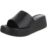 Ital-Design Plateausandal mit Cut-Out und gepolsterter Sohle Plateausandaletten (91512303) Keilabsatz/Wedge Keilsandaletten in Schwarz