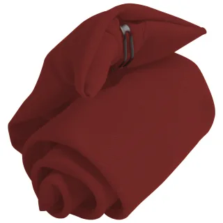 Premier Tie - Schlichte Herren-Krawatte mit Clip (2er-Pack) (Burgund)
