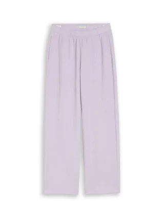 tom tailor kids - Wide Leg Hose mit Struktur cool lilac - Gr. - 164