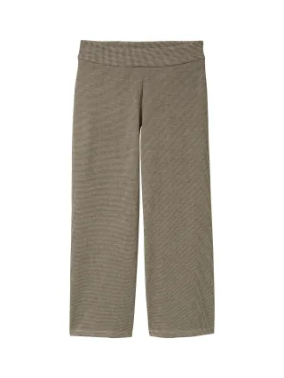 Tom Tailor - Cropped Culotte Hose cargo beige mini pepita - Gr. - 28