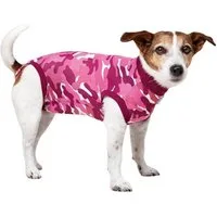Suitical OP-Body Recovery Suit® Dog pink camouflage