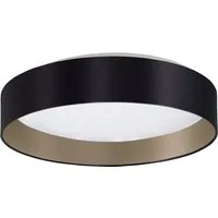 OTTO home LED Deckenleuchte Merryn, CCT - über Fernbedienung, LED fest integriert, Neutralweiß, Warmweiß, Deckenlampe Ø38 x H9 cm mit Textil-/Stoffschirm, CCT, Fernbedienung