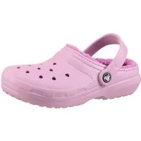 Crocs Kids Classic Lined Clog Clog Hausschuh, Pantoffel, Schlappen mit Warmfutter