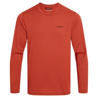 Craghoppers - "Abel" T-Shirt für Herren Langärmlig (Roter Strand)