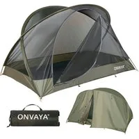 ONVAYA Moskitonetz ǀ Insektenschutzzelt ǀ für 2 Personen ǀ einfacher Aufbau ǀ Camping