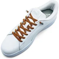 ELANOX Schnürsenkel 4 Stück für 2 Paar Schuhe elastische Schnürsenkel mit Clips, inkl. Enden (Clips) - 8 St. in silber