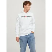 Jack & Jones Kapuzensweatshirt JJECORP Hoodie mit Logo und hohem Tragekomfort bedruckt, casual, regular fit, Baumwollmischung, Rundhals